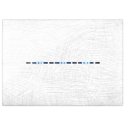 Serie 44 - placca Young Touch in tecnopolimero 3 posti bianco 3D