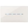 Series 44 - Young Touch 4-place ivory technopolymer plate