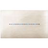 Series 44 - Young Touch 4-place 3D brushed beige technopolymer plate
