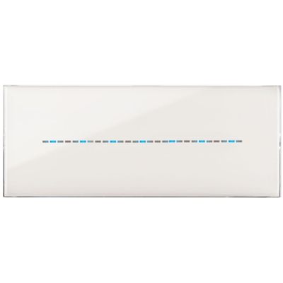 Serie 44 - placca Young Touch in tecnopolimero 7 posti avorio