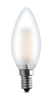 Lámpara LED Oliva Esmerilada E14 04W 230V 2700k Tecno Vintage