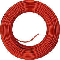 H03 3G0.75 cable covered in red silk - 10m