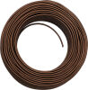 H03 3G0.75 cable covered in brown silk - 010m