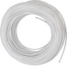 H03 3G0.75 cable covered in white silk - 010m