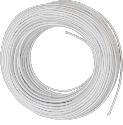 Cable H03 3G0.75 recubierto de seda blanca - 10m