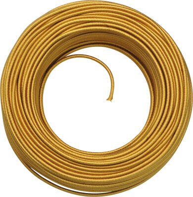 Câble H03 3G0.75 recouvert de soie dorée - 100m