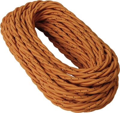 Cavo a treccia in cotone cotto 3G1.00 - 25mt