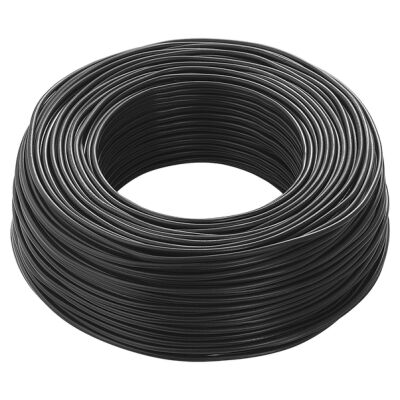 Cable FS17 - cordón negro de 1,00 mm2