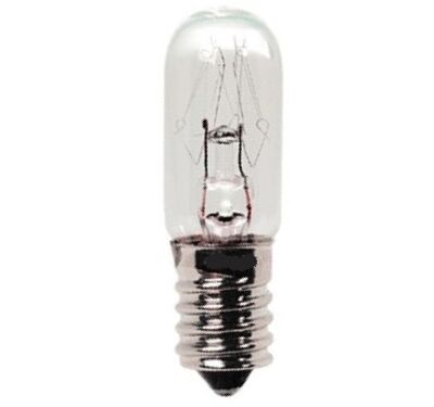 Lámpara incandescente tubular transparente E14 10W 012V 3C