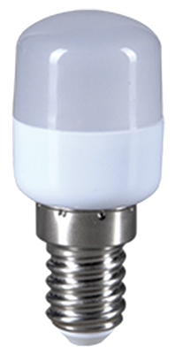 Lámpara LED pequeña pera esmerilada E14 2,5W 230V 3000KT26