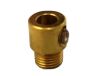 Brass cable clamp with locking screw