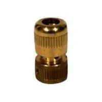 Brass cable clamp with ring nut