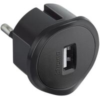 Cargador USB con salida beUSB 5V 1.5A antracita