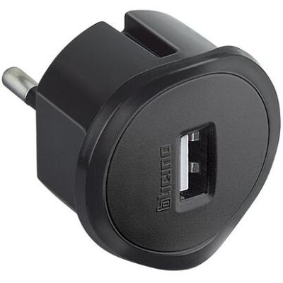 USB charger with 5V 1.5A anthracite beUSB output