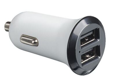 USB car charger with dual 5V 2.4A output
