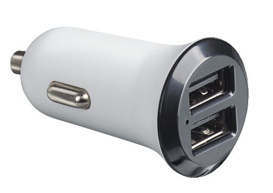 BTicino S2614G - Caricatore USB da auto con uscita 5V 2.4A doppio