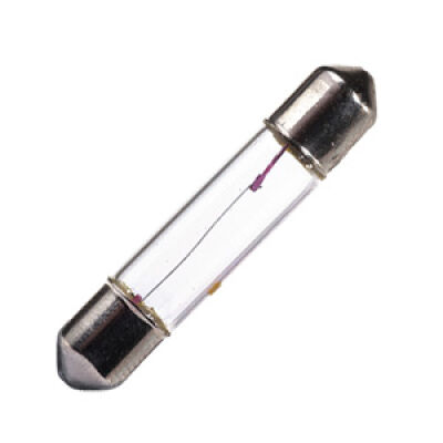 Incandescent torpedo lamp 6X28mm 3W 24V