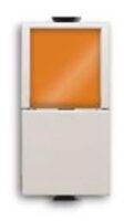 Chiara - bouton avec diffuseur orange