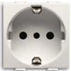 Chiara - white Italian and German socket