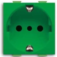 Chiara - green Italian and German socket
