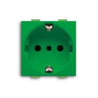Chiara - green Italian and German socket