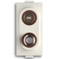 Chiara - 10dB demixed pass-through TV/SAT socket