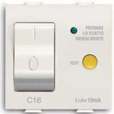 Chiara - interruttore automatico magnetotermico differenziale C16 10mA