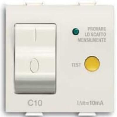 Chiara - interruttore automatico magnetotermico differenziale C10 30mA