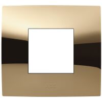 Placca ABB 2CSK0253CH Chiara 2M oro lucido