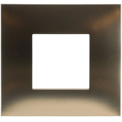 ABB 2CSK0254CH Chiara 2M plaque or satiné