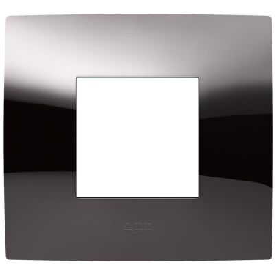 ABB 2CSK0217CH Plaque métal Chiara 2M noir brillant