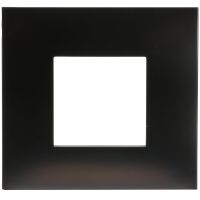 Placca ABB 2CSK0218CH Chiara 2M metal black satinato