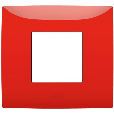ABB 2CSK0205CH Plaque Chiara 2M rouge feu pastel