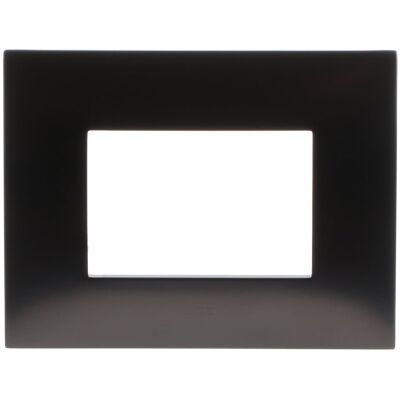 ABB 2CSK0318CH Placa metálica Chiara 3M negro satinado