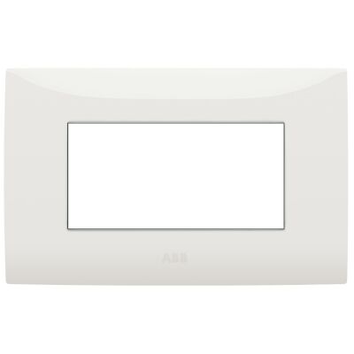 Placca ABB 2CSK0401CH Chiara 4M bianco