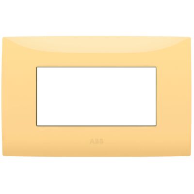 Placca ABB 2CSK0411CH Chiara 4M giallo pastello