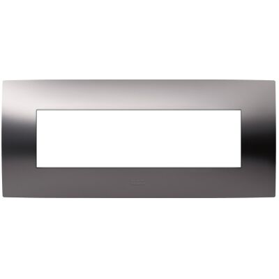 ABB 2CSK0718CH Placa metálica Chiara 7M negro satinado