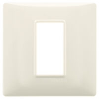 Plana - beige 1-place technopolymer plate