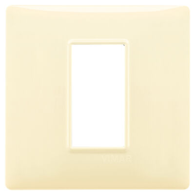 Plana - 1-place cream technopolymer plate